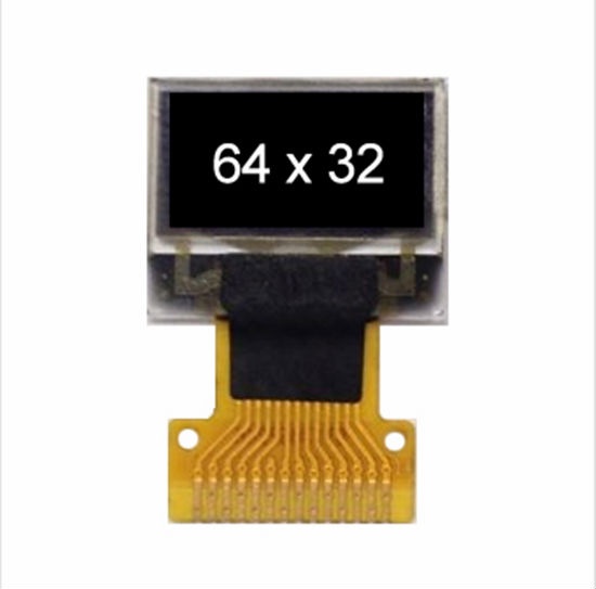 0.49 Inch OLED small size OLED display module Resolution 64*32
