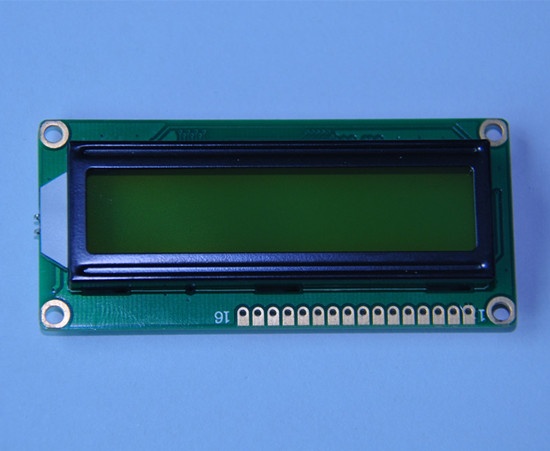 16X2 SPI interface STN yellow-green LCD module for video door phone