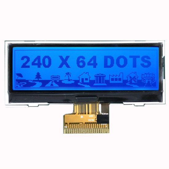 240x64 RGB Backlight LCD For Scale