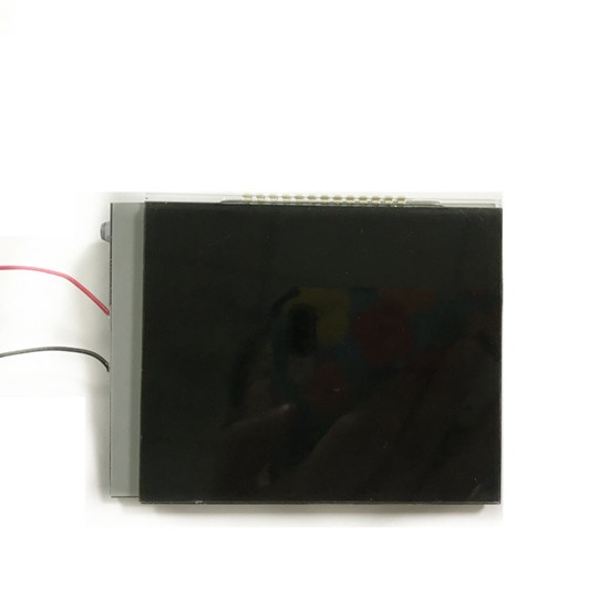 Custom VA Black Segment LCD Display With White Letters
