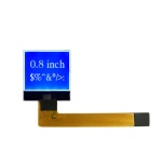 64X64 DFSTN Monochrome small size lcd display FPC connector for measuring instrument