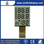 7 Segment lcd display module FPC connector Positive lcd screen